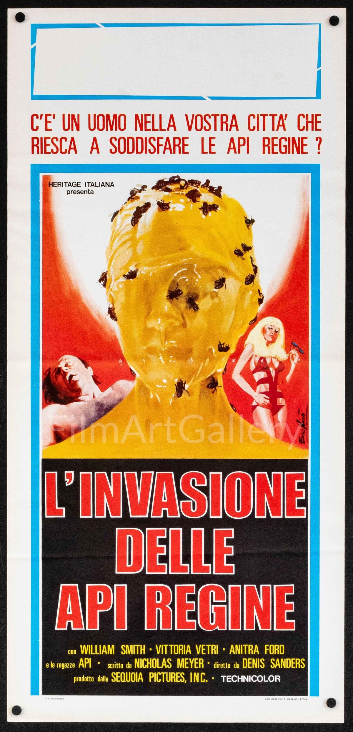 Invasion of the Bee Girls Original Vintage Movie Poster