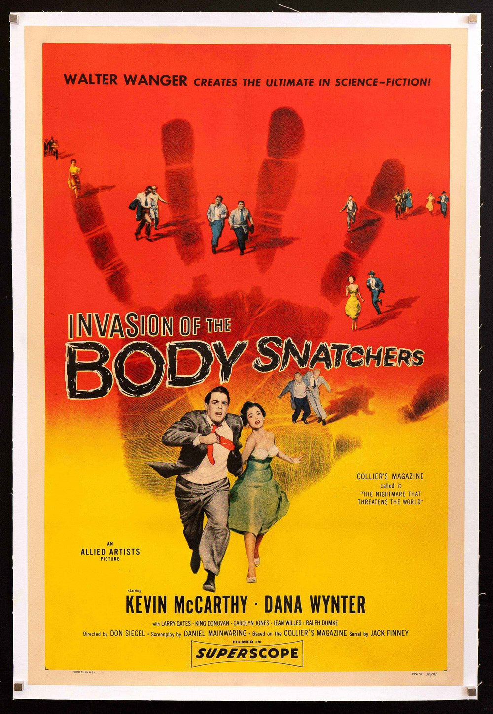 Invasion of the Body Snatchers Original Vintage Movie Poster