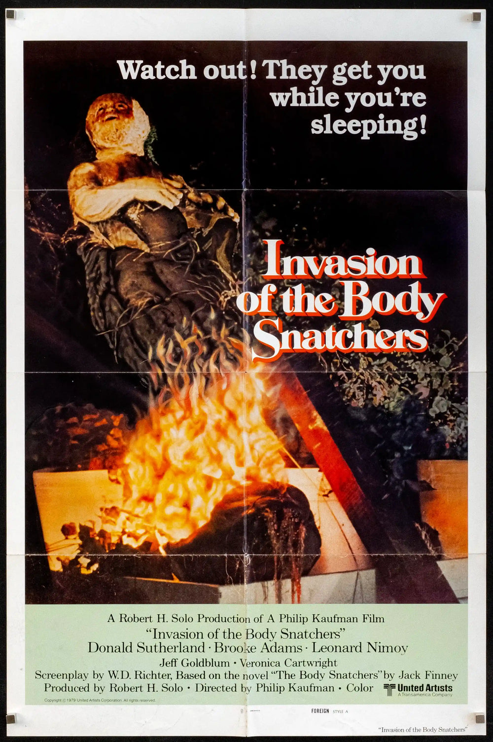 Invasion of the Body Snatchers Original Vintage Movie Poster