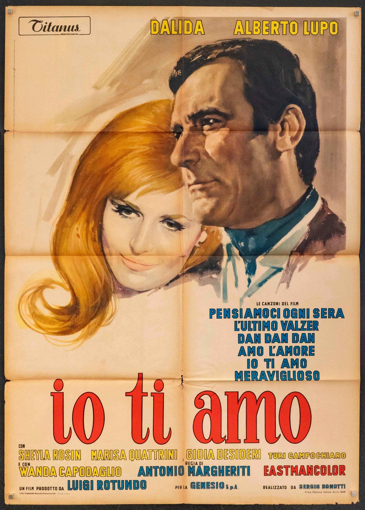Io ti amo (I Love You) Original Vintage Movie Poster