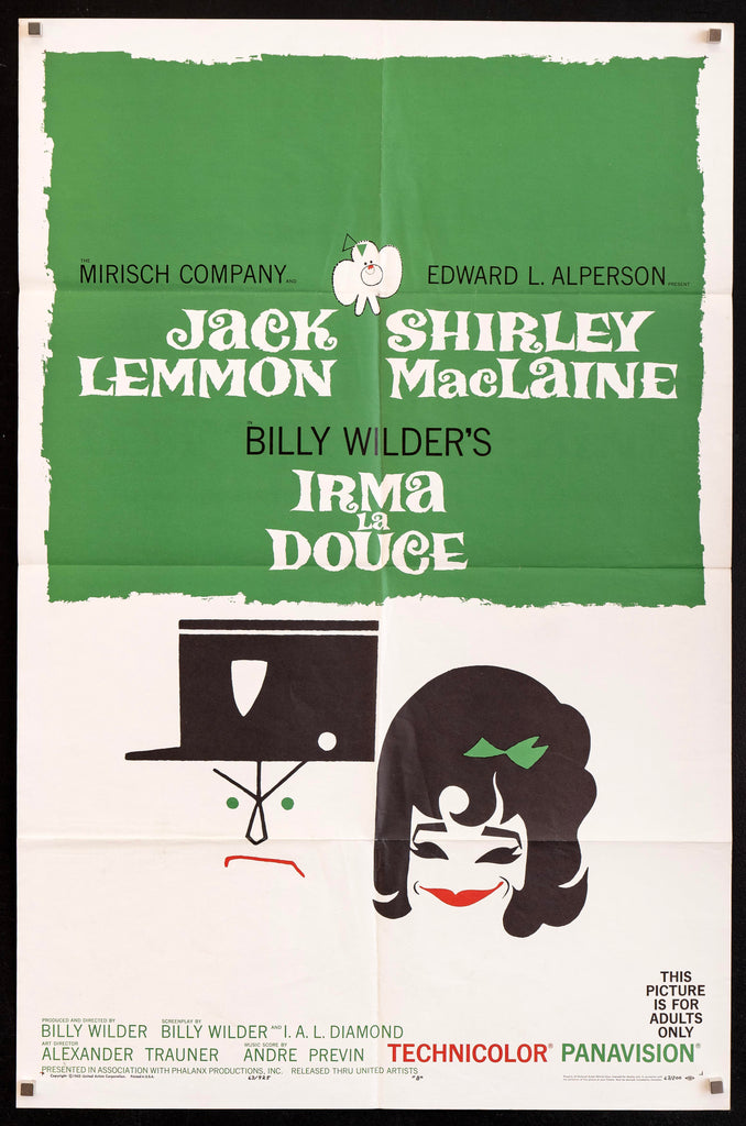 Irma La Douce 1 Sheet (27x41) Original Vintage Movie Poster