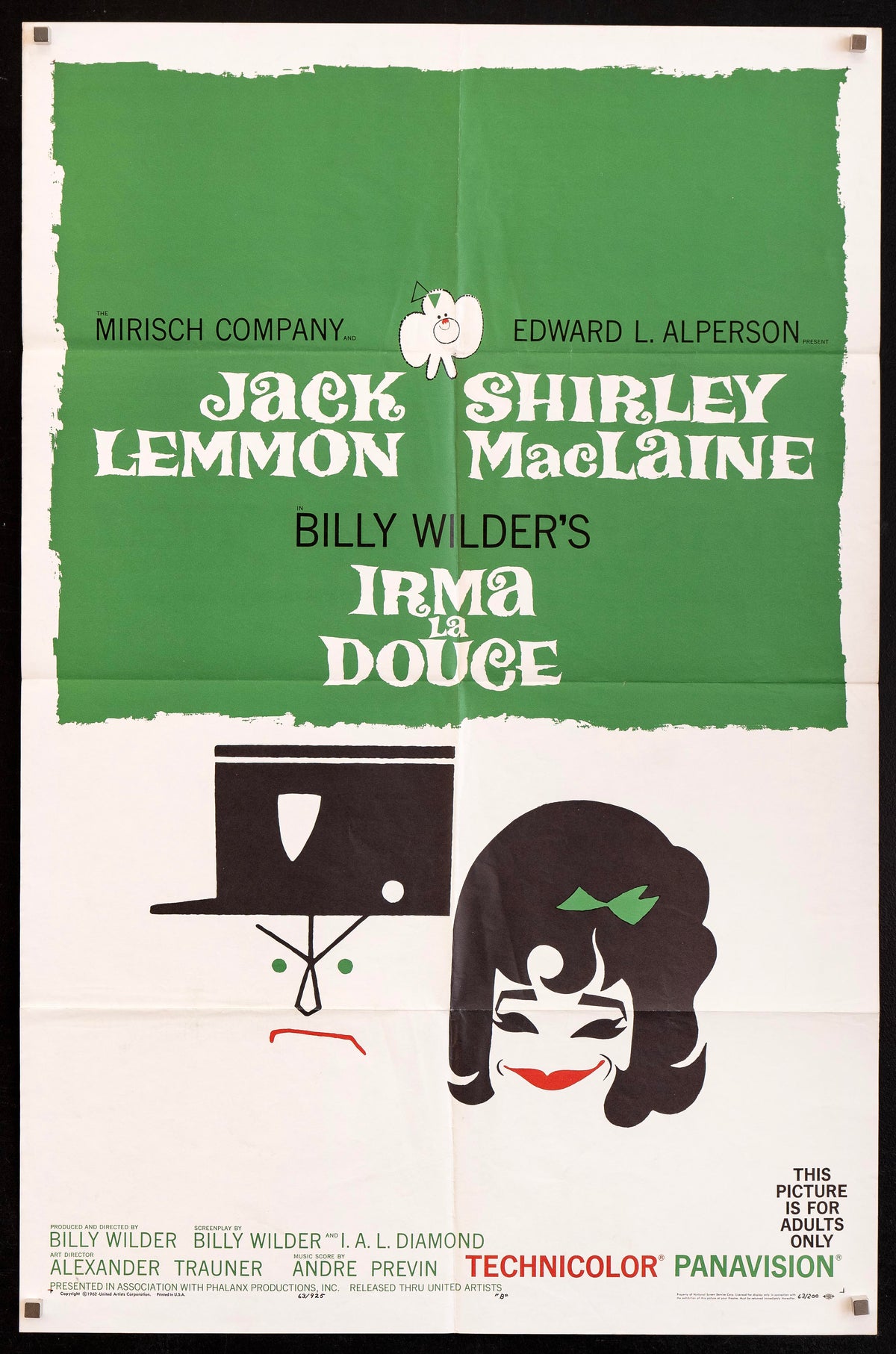 Irma La Douce Original Vintage Movie Poster