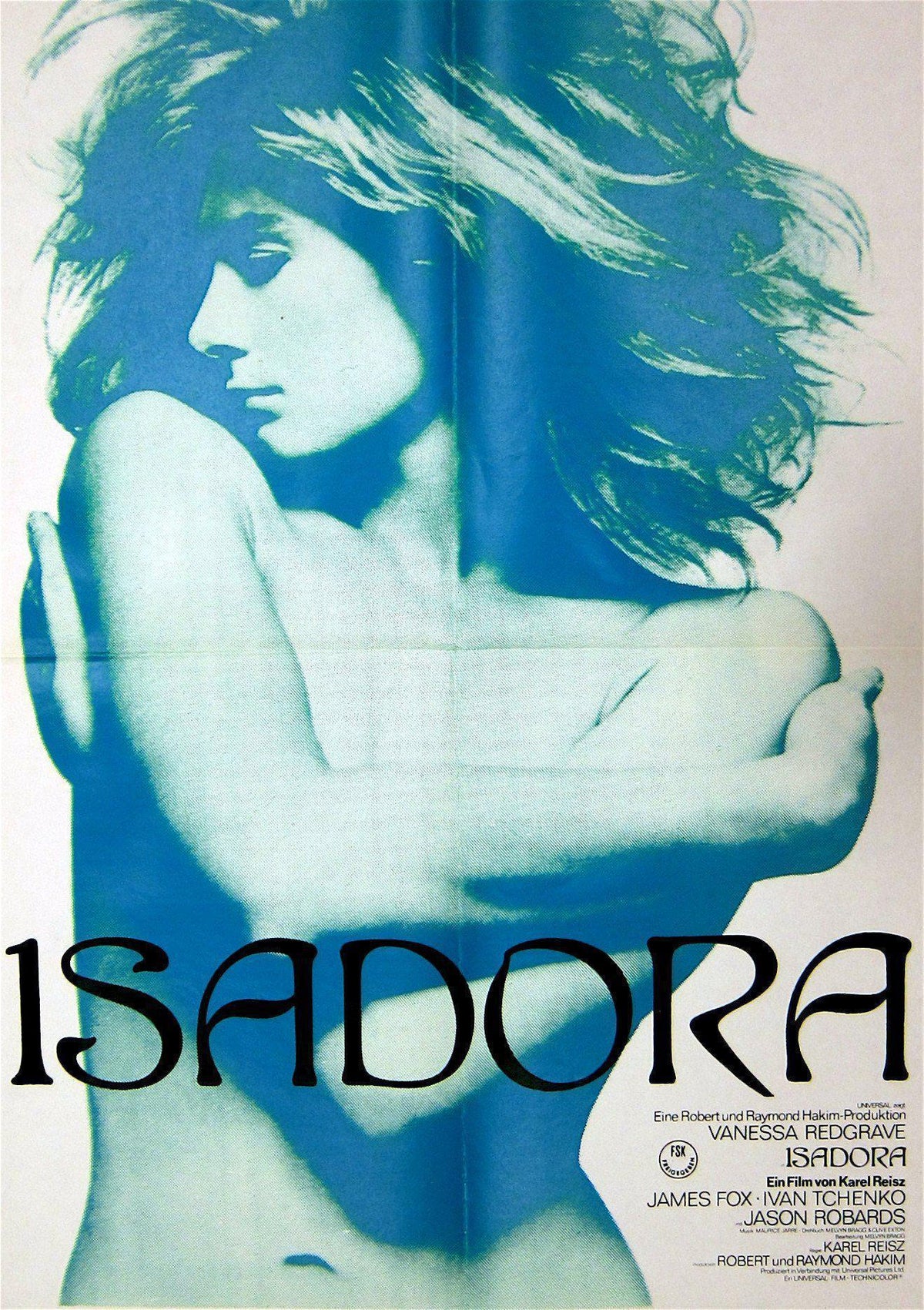 Isadora German A2 (16x24) Original Vintage Movie Poster