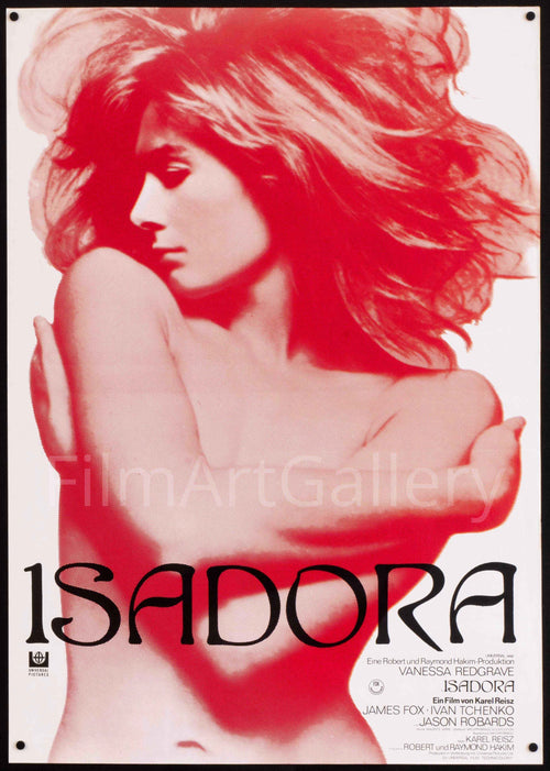 Isadora Original Vintage Movie Poster