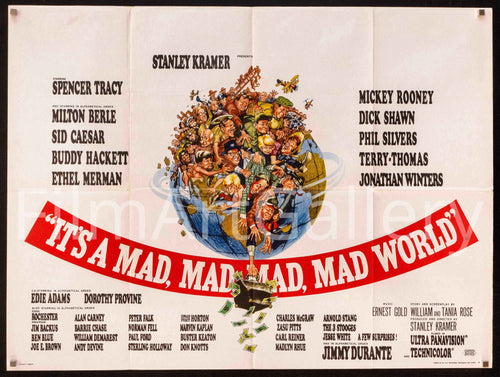 It's a Mad Mad Mad Mad World Original Vintage Movie Poster