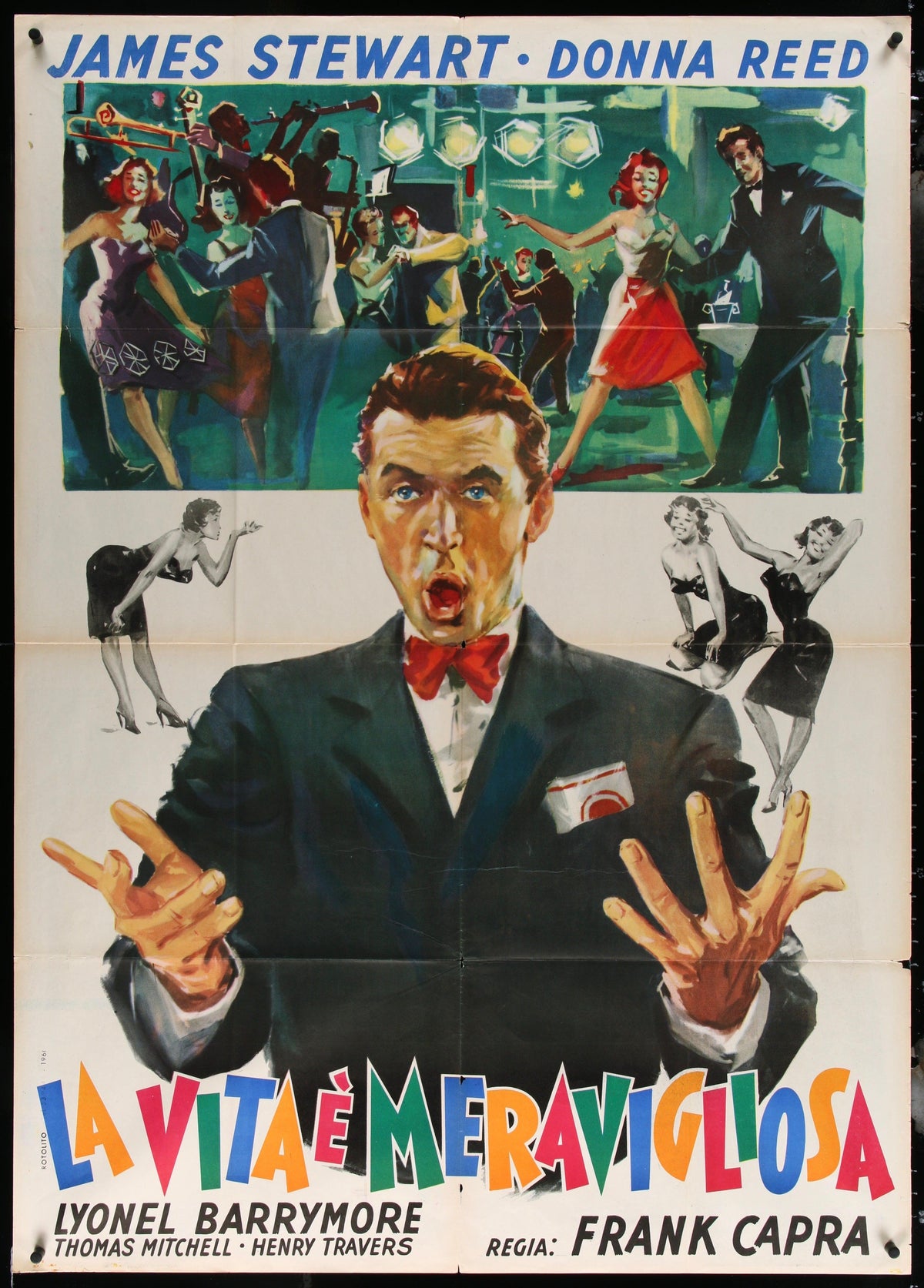 It&#39;s a Wonderful Life Original Vintage Movie Poster