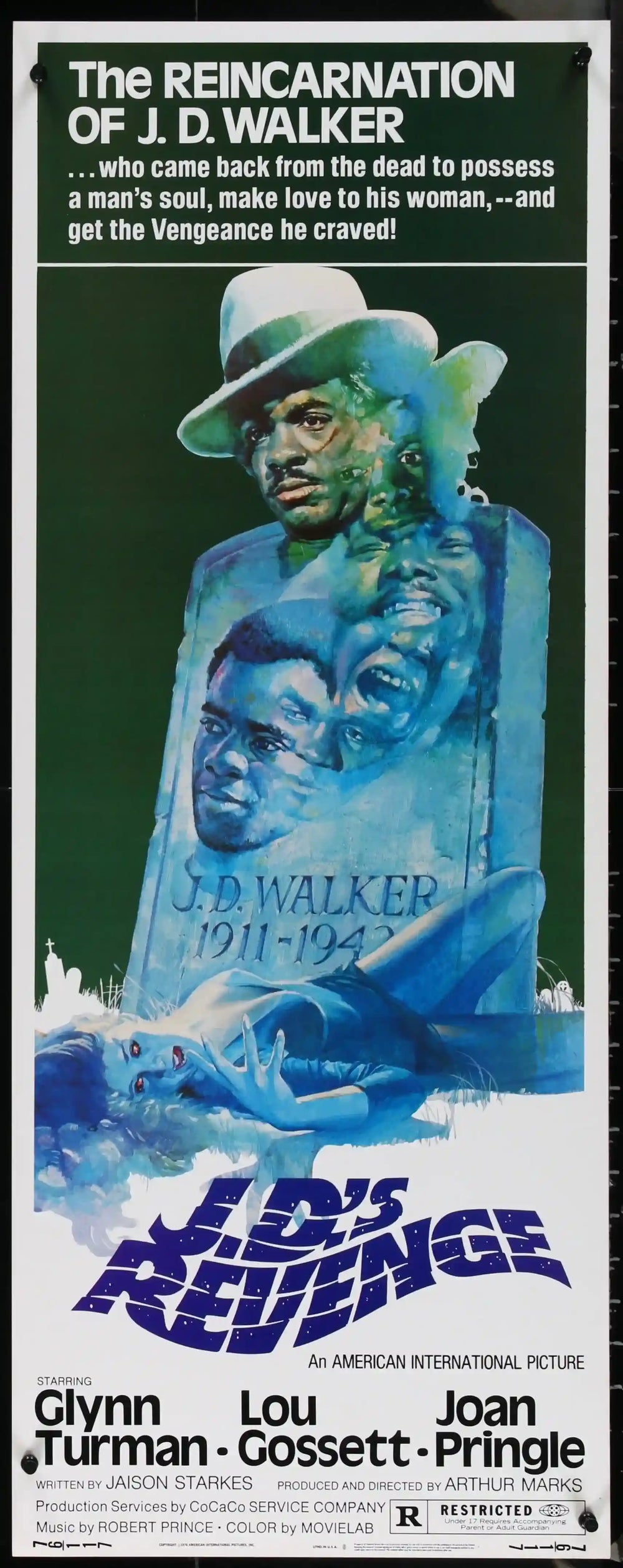 J.D.'s Revenge Original Vintage Movie Poster