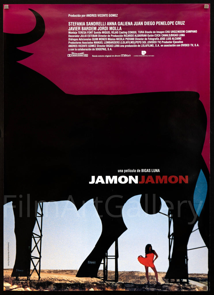 Jambon Jambon (Jamon Jamon) 1 Sheet (27x41) Original Vintage Movie Poster