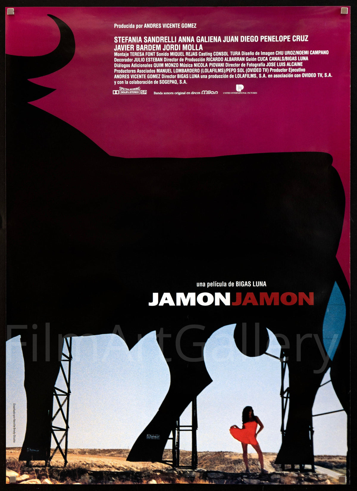 Jambon Jambon (Jamon Jamon) Original Vintage Movie Poster