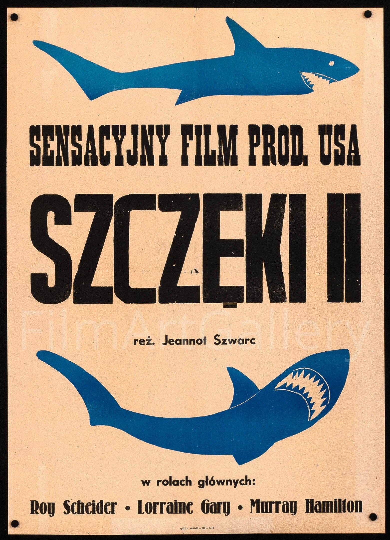 Jaws 2 19x27 Original Vintage Movie Poster