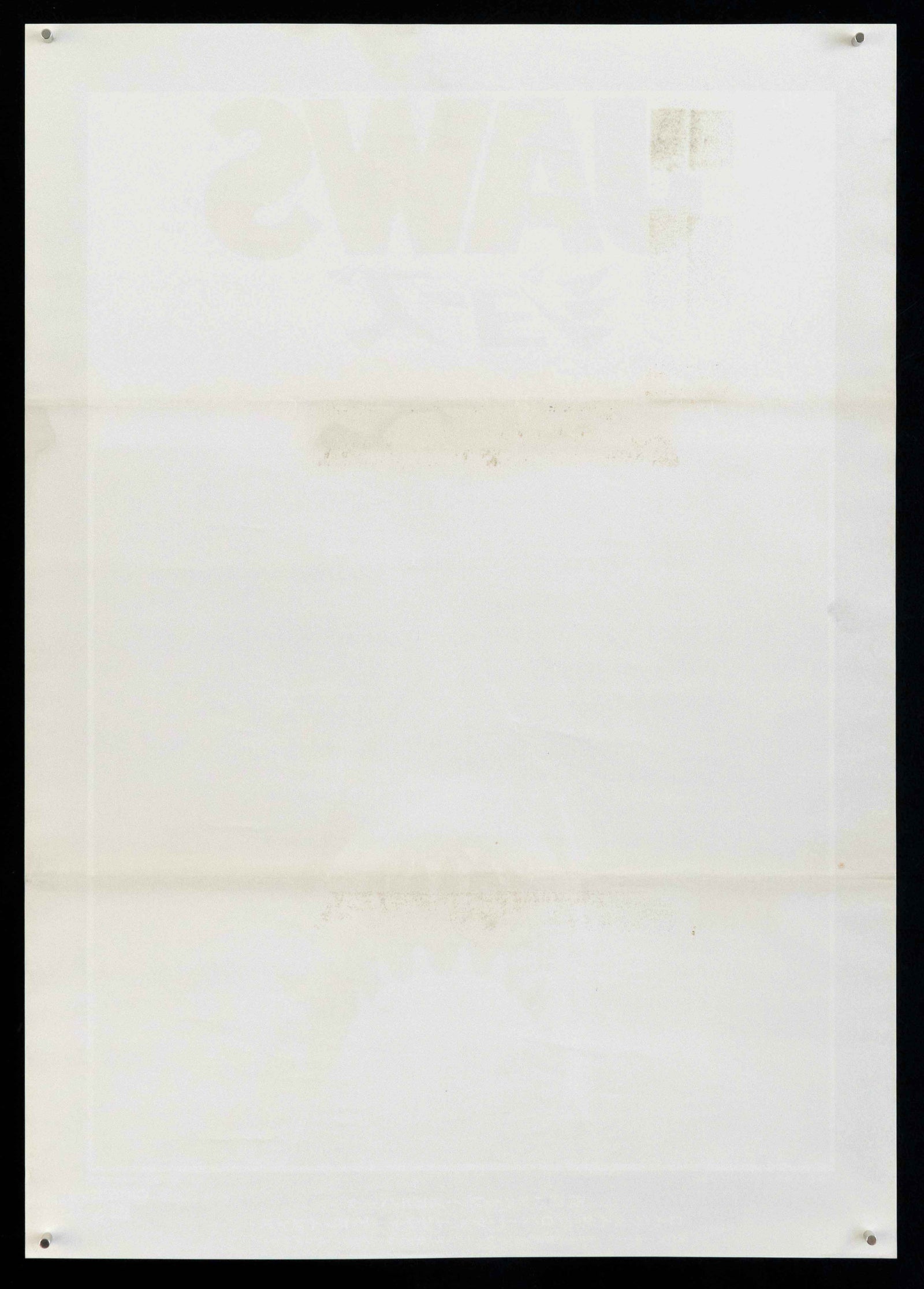 Jaws Original Vintage Movie Poster