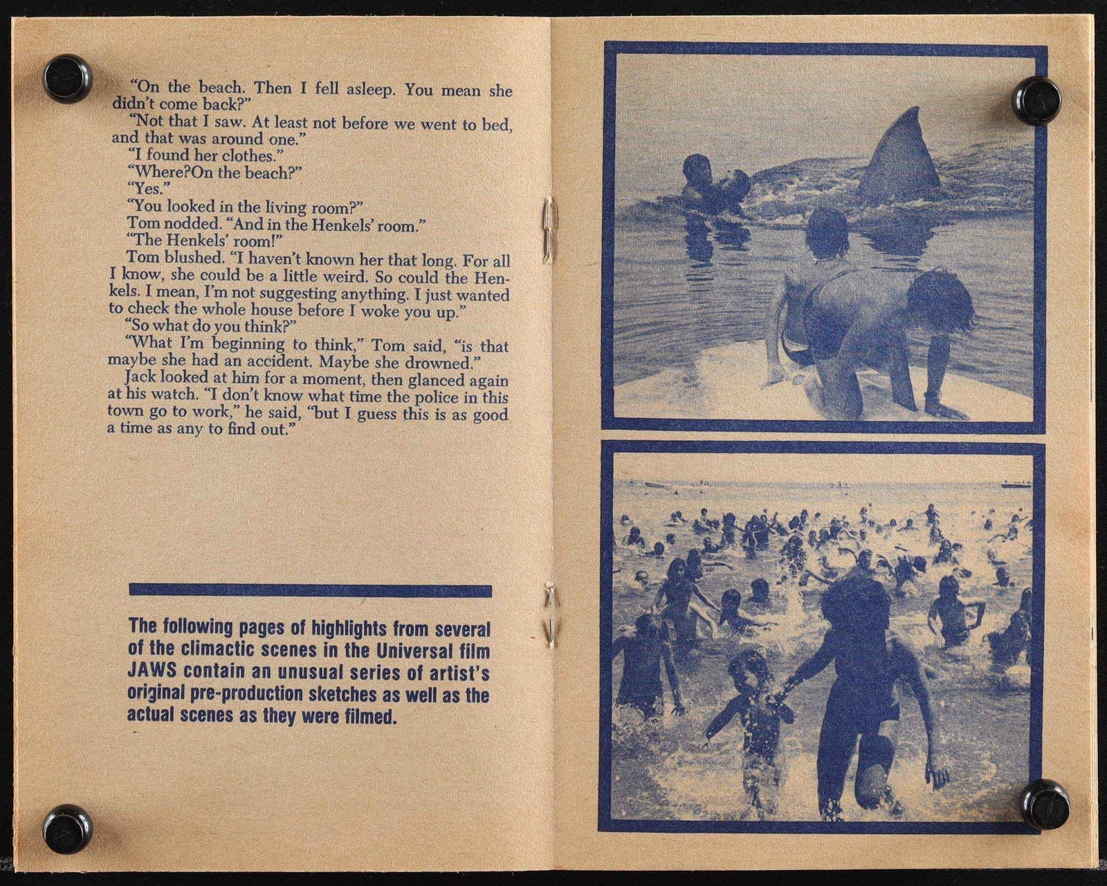 Jaws Original Vintage Movie Poster