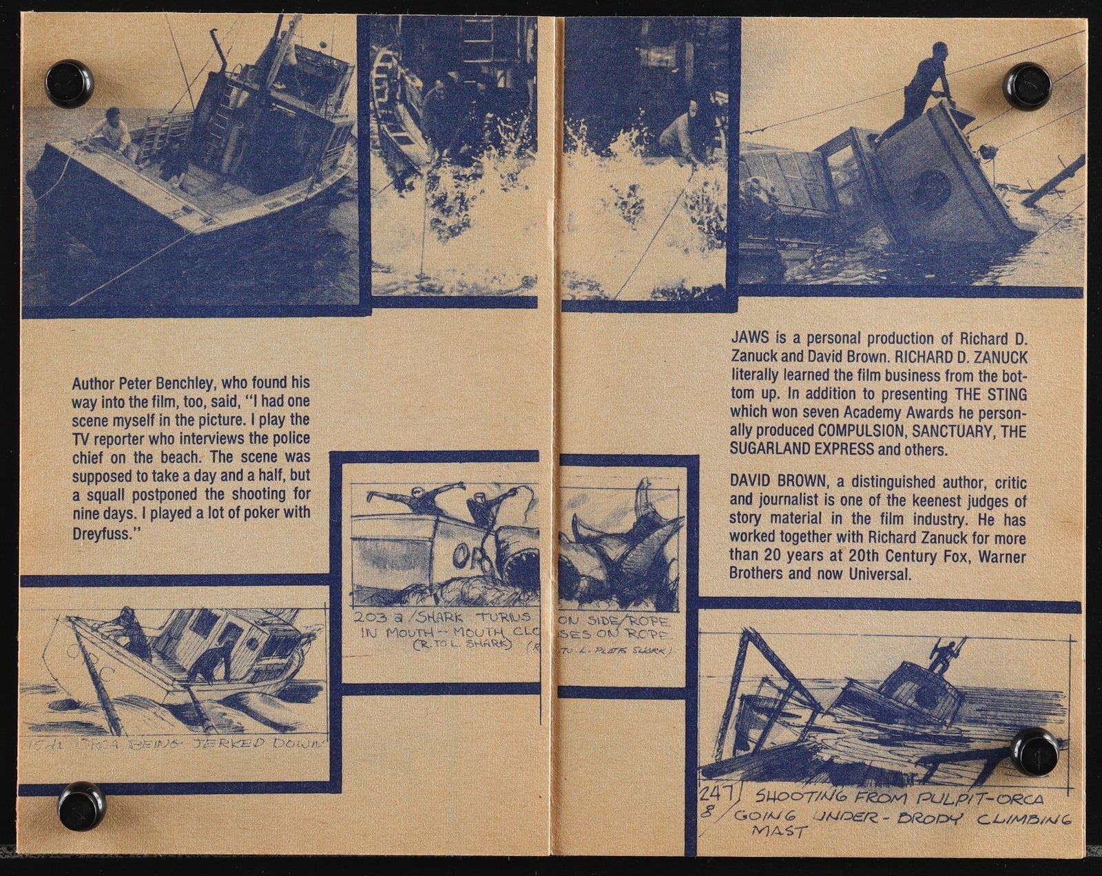 Jaws Original Vintage Movie Poster