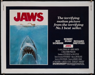 Jaws Original Vintage Movie Poster