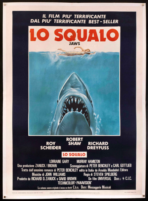 Jaws Original Vintage Movie Poster