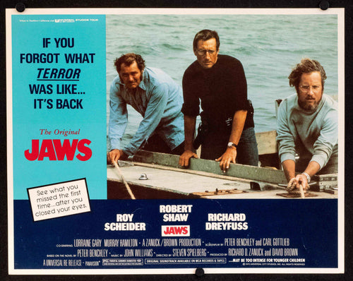 Jaws Original Vintage Movie Poster