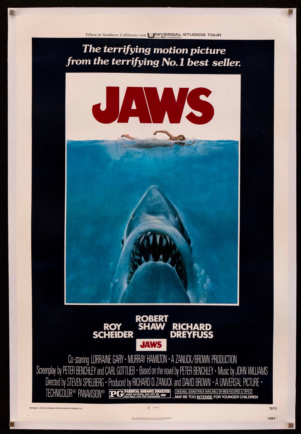 Jaws Original Vintage Movie Poster