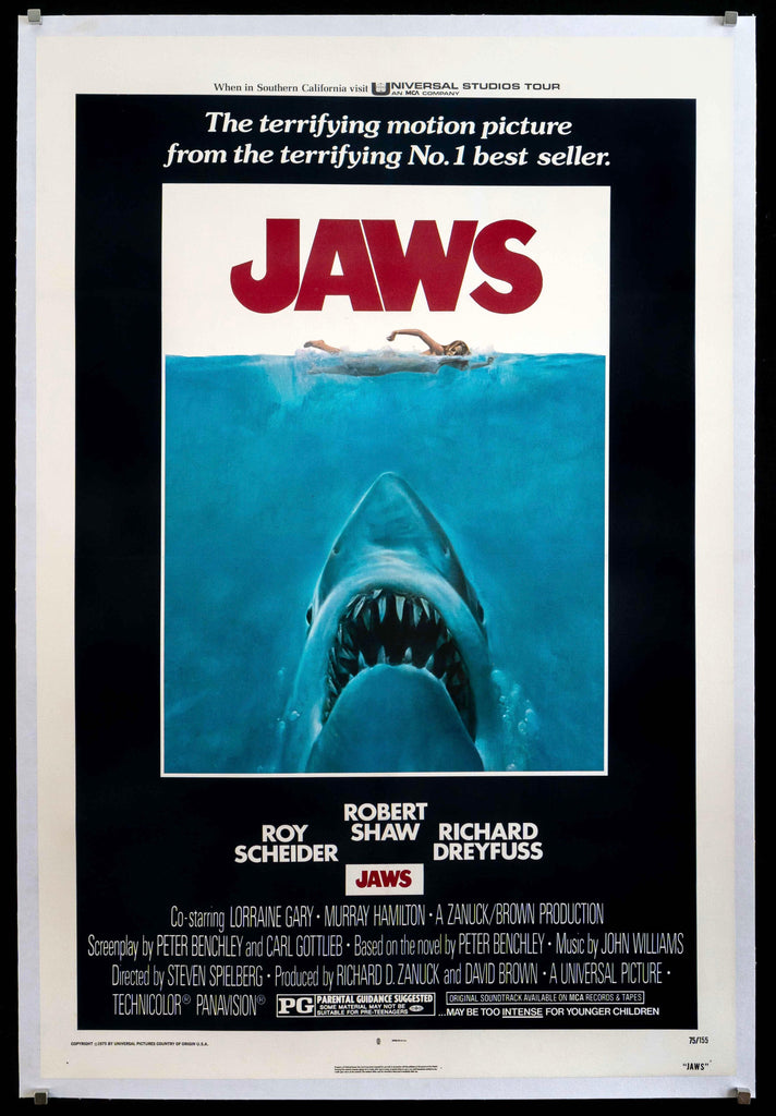 Jaws Original Vintage Movie Poster
