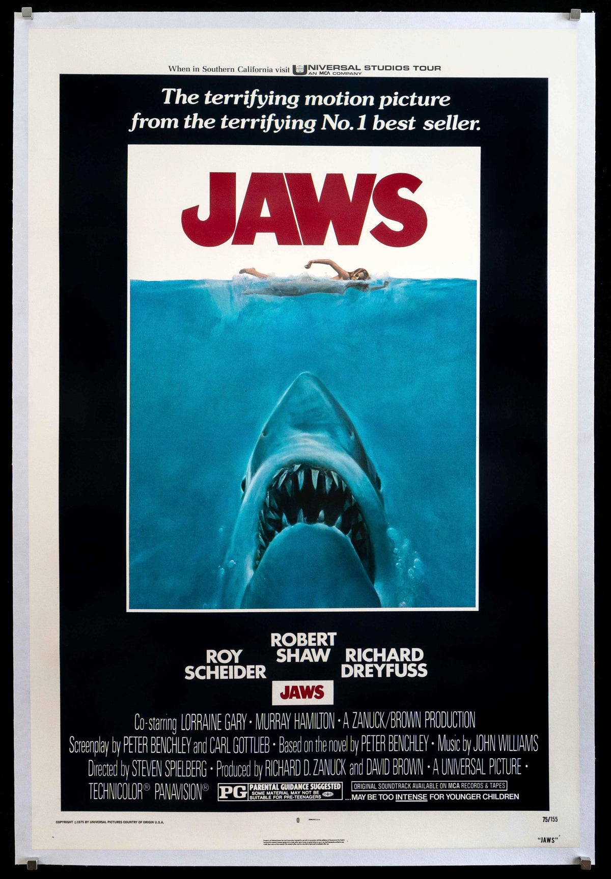 Jaws Original Vintage Movie Poster