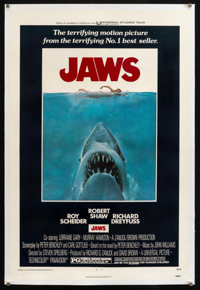 Jaws Original Vintage Movie Poster