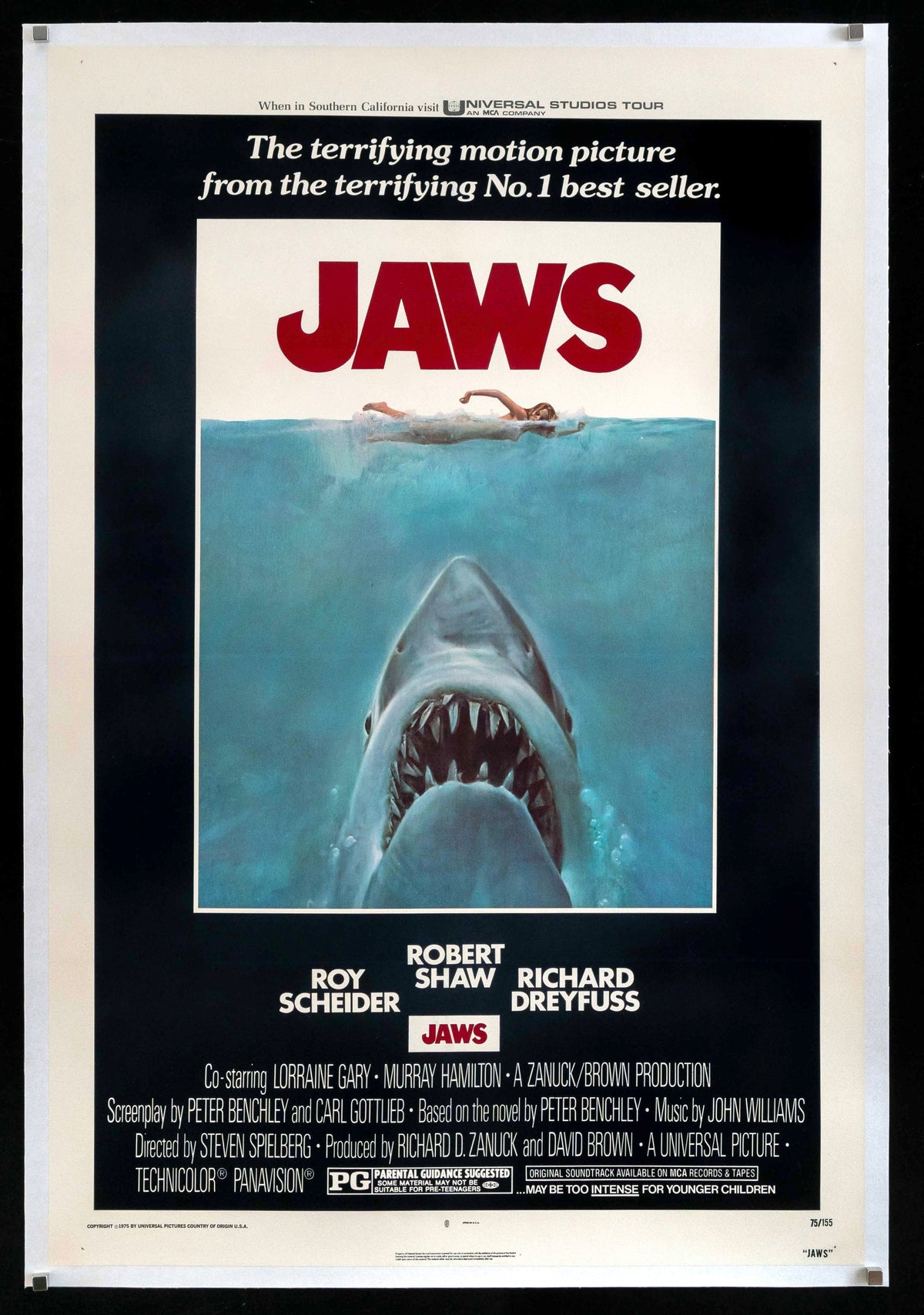 Jaws Original Vintage Movie Poster