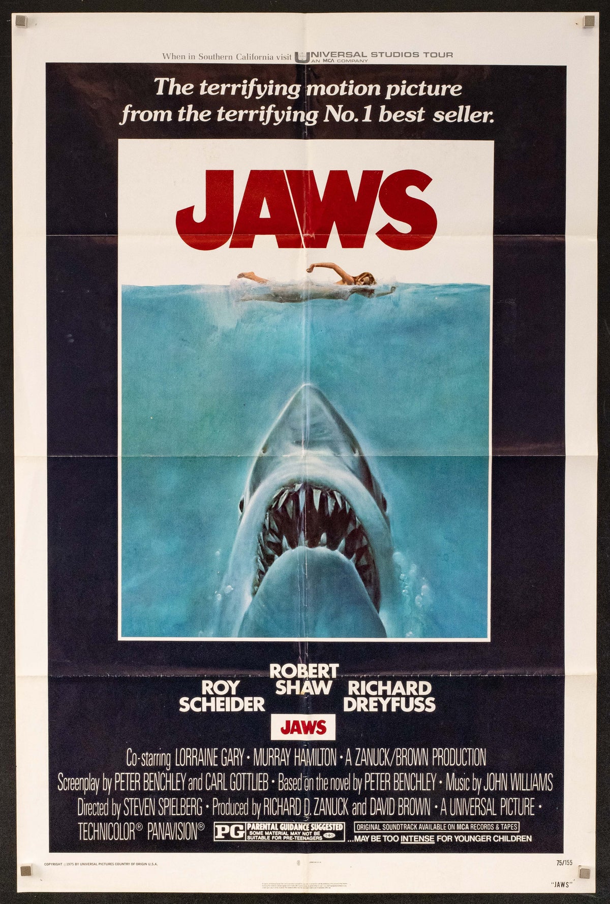 Jaws Original Vintage Movie Poster