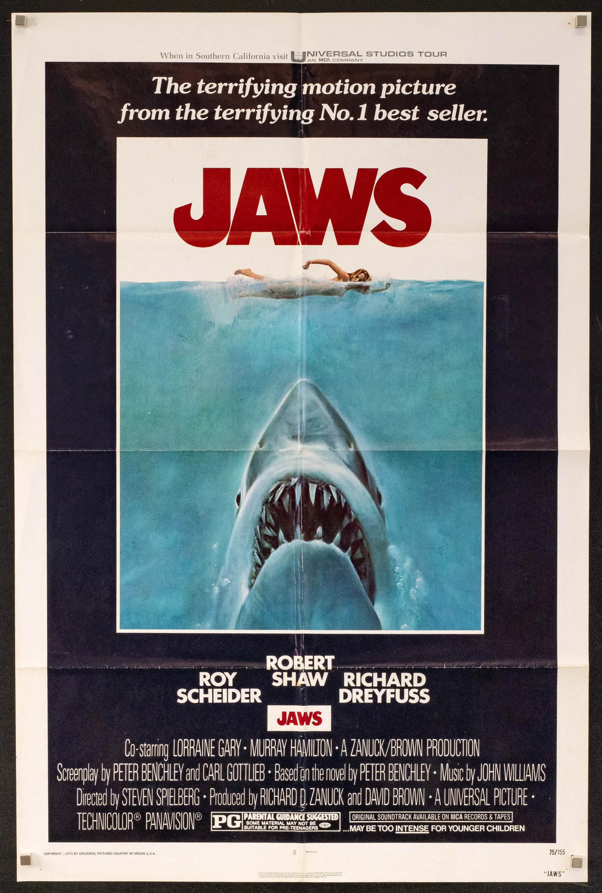 Jaws Original Vintage Movie Poster