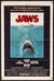 Jaws Original Vintage Movie Poster