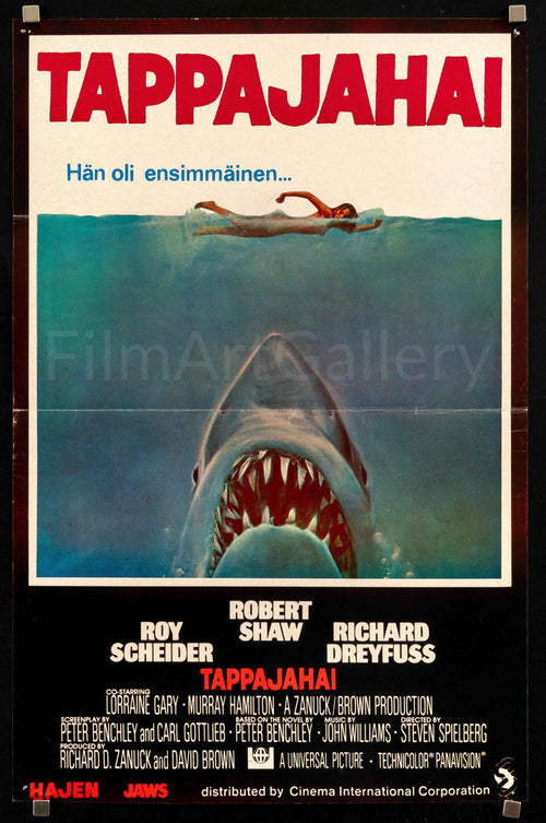 Jaws Original Vintage Movie Poster