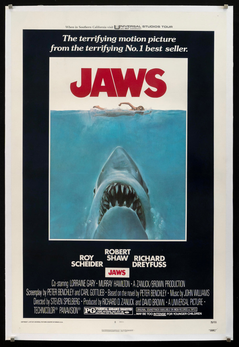 Jaws Original Vintage Movie Poster