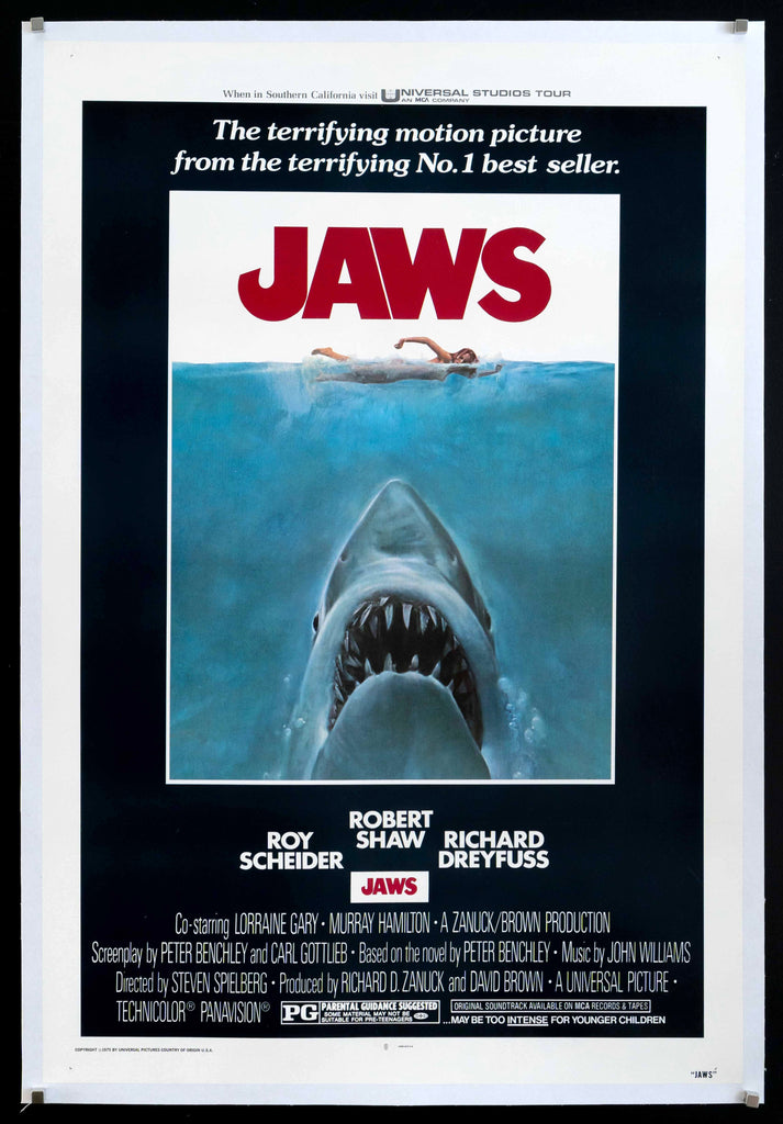 Jaws Original Vintage Movie Poster