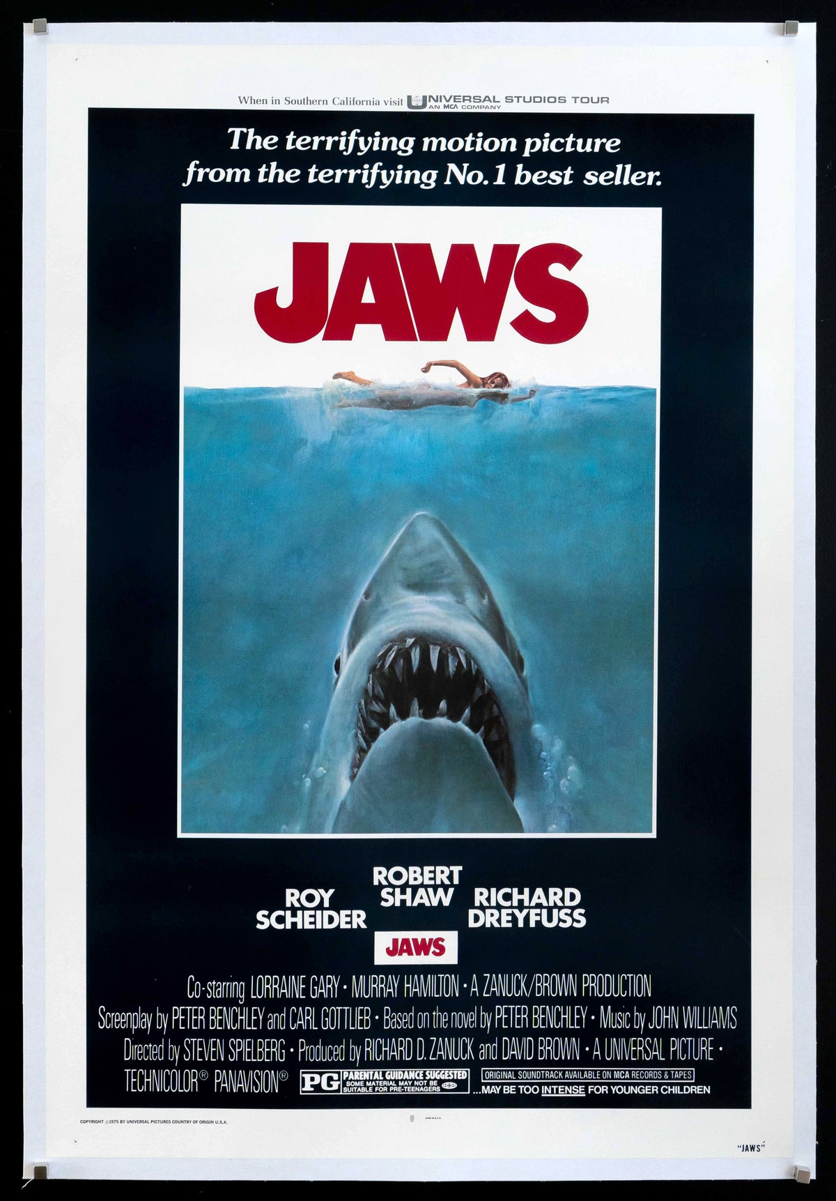 Jaws Original Vintage Movie Poster