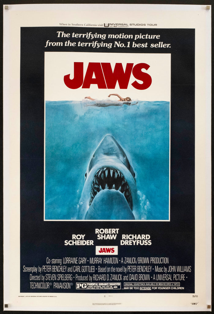 Jaws Original Vintage Movie Poster