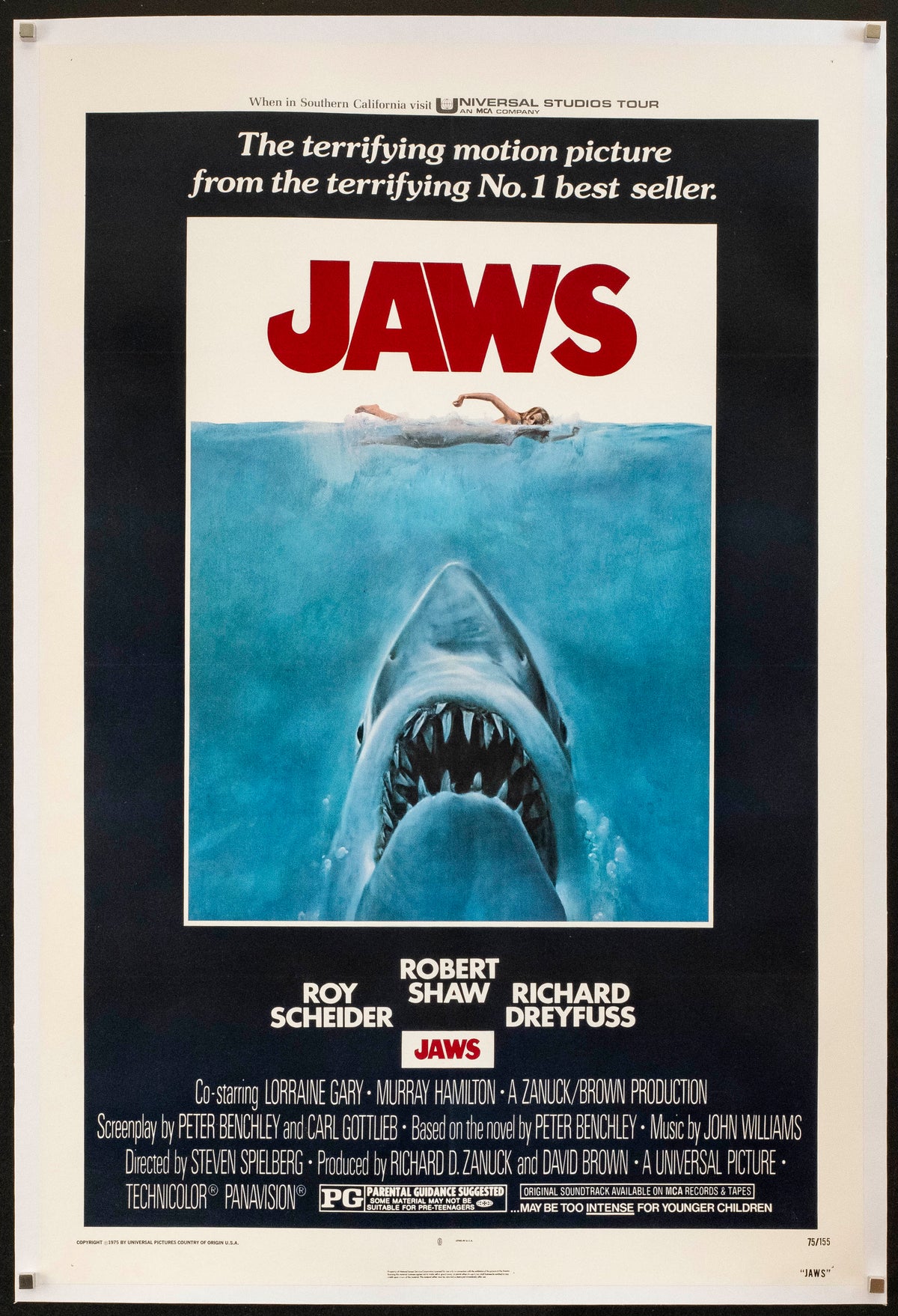 Jaws Original Vintage Movie Poster