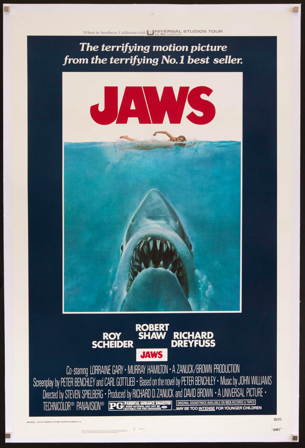 Jaws Original Vintage Movie Poster