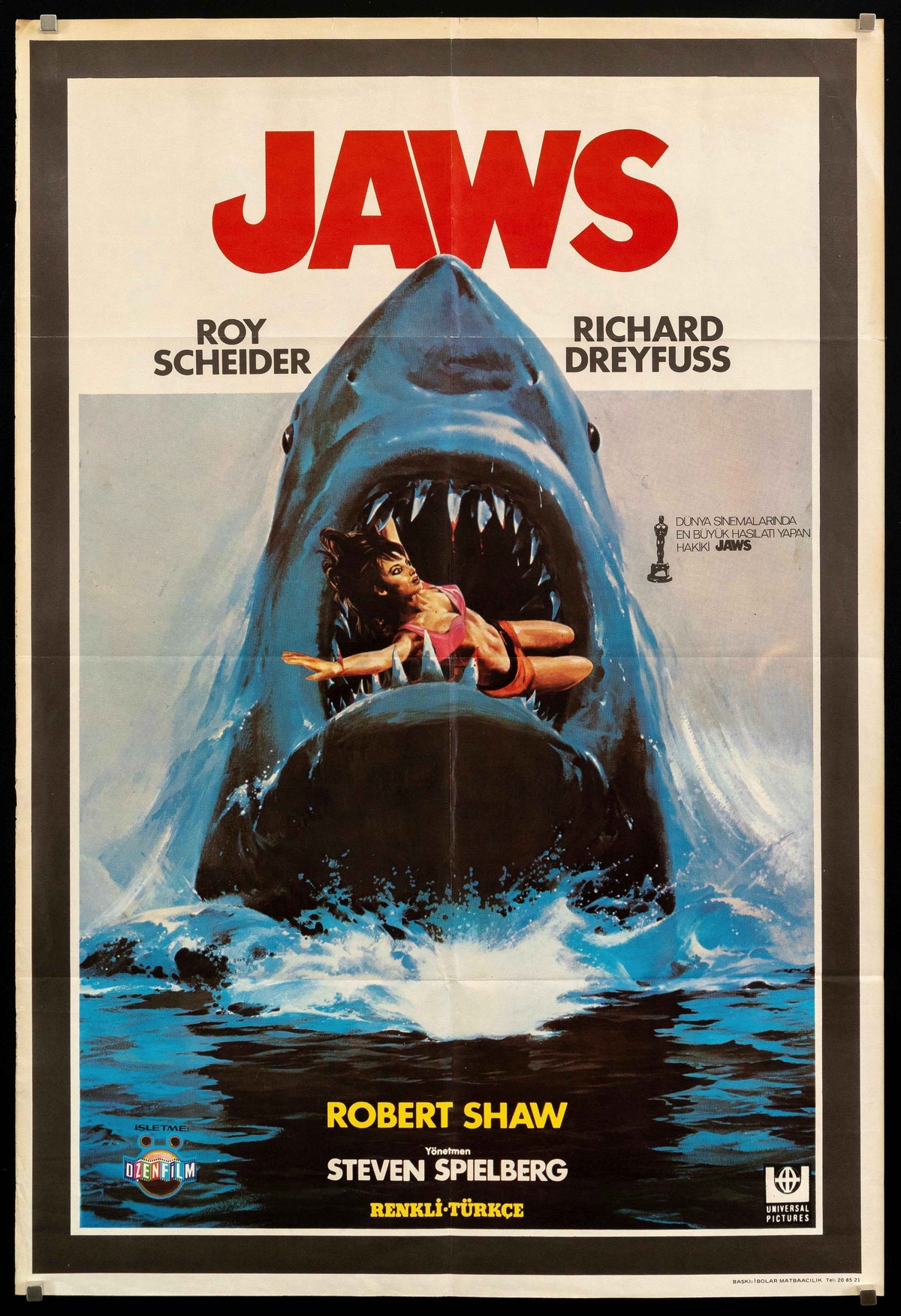 Jaws Original Vintage Movie Poster