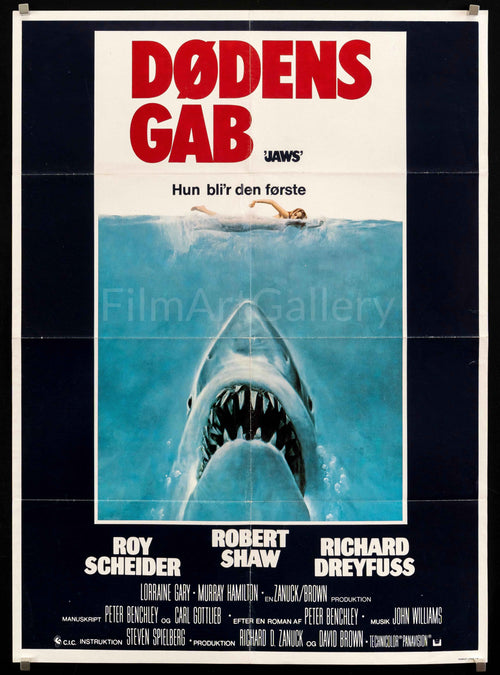 Jaws Original Vintage Movie Poster