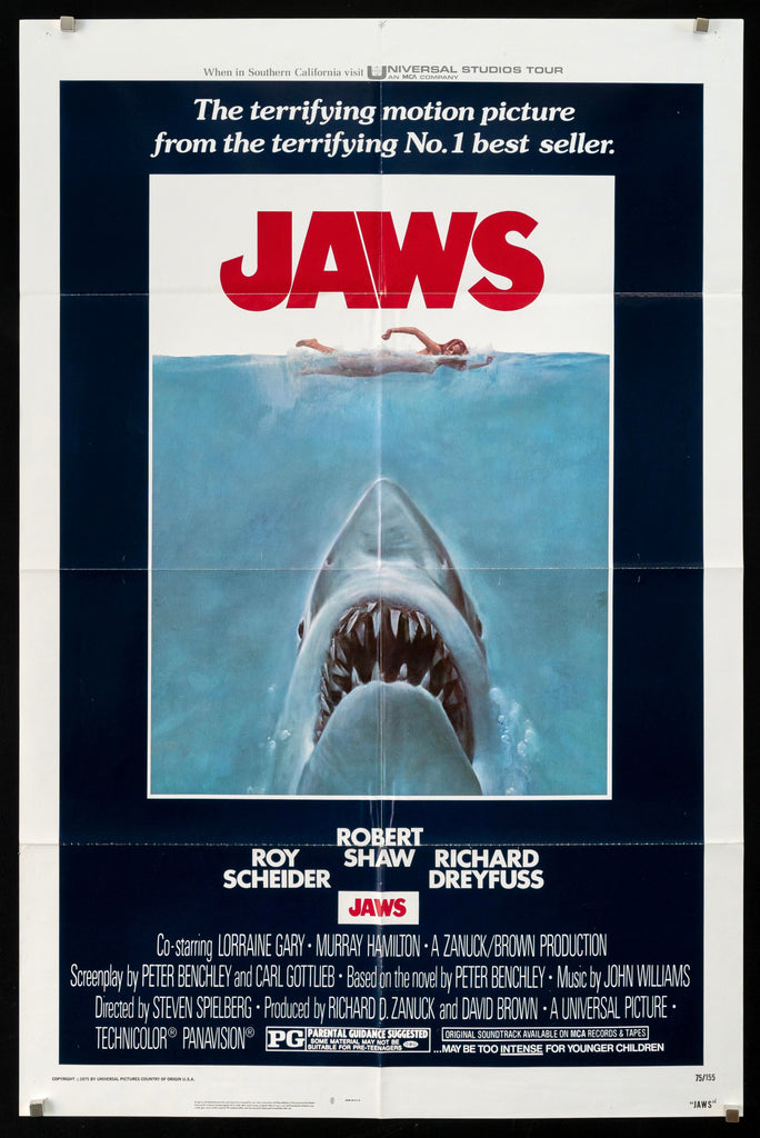 Jaws Original Vintage Movie Poster
