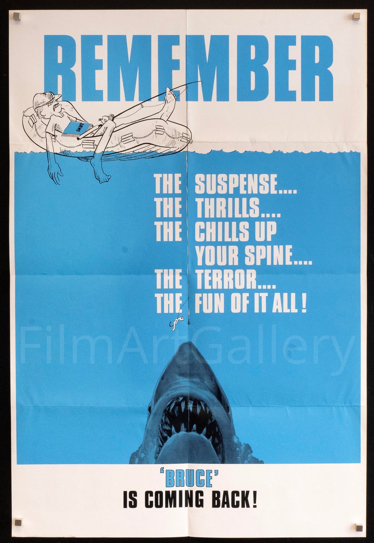 Jaws Original Vintage Movie Poster