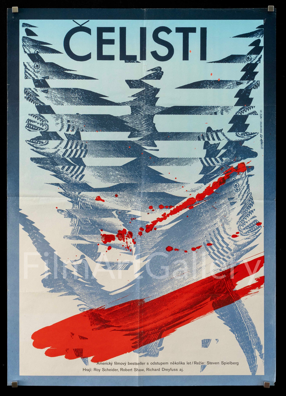 Jaws Original Vintage Movie Poster