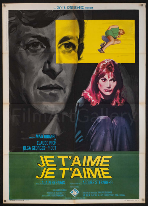 Je t'aime, je t'aime (I Love You, I Love You) Original Vintage Movie Poster