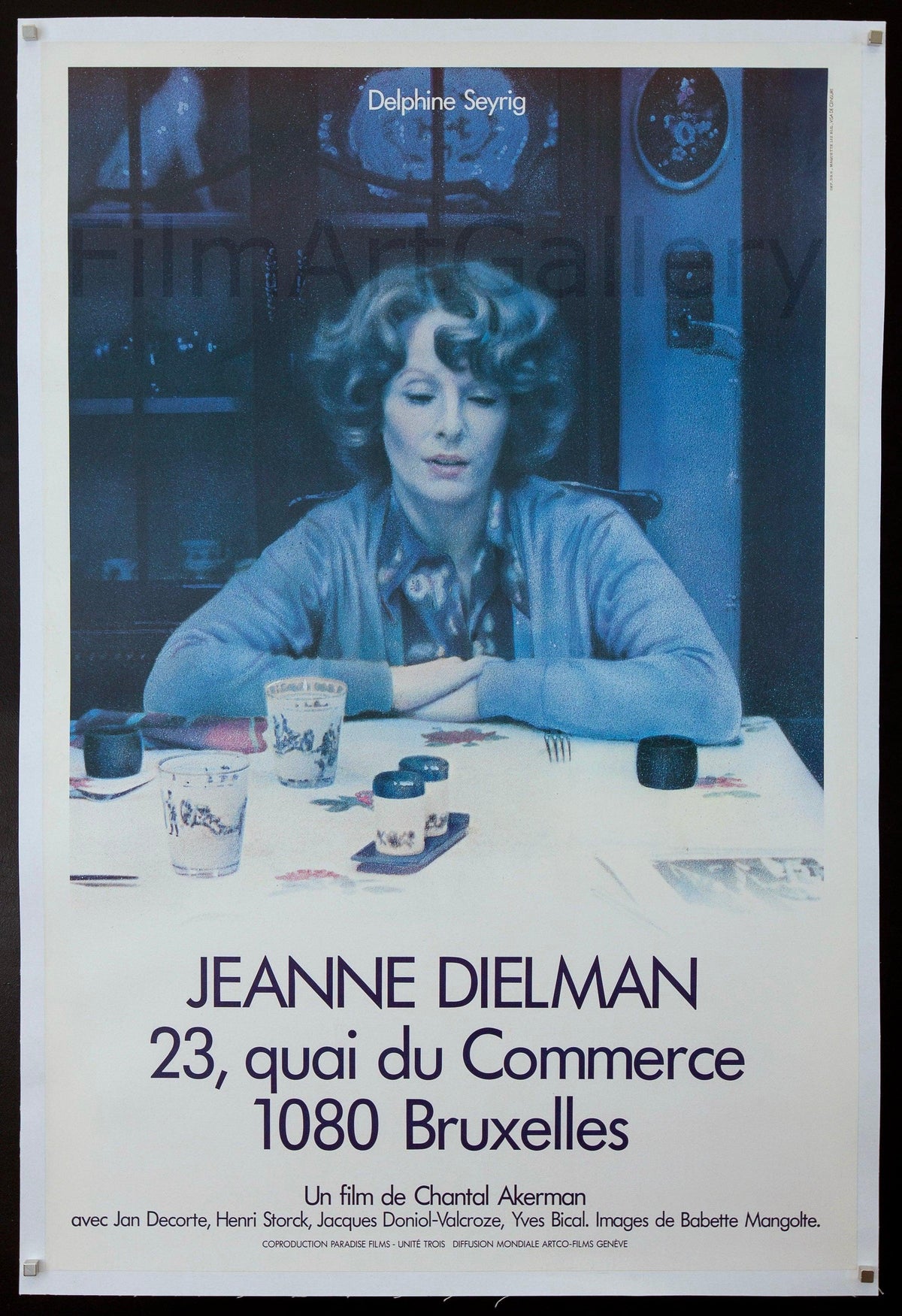 Jeanne Dielman, 23 quai du Commerce, 1080 Bruxelles Original Vintage Movie Poster