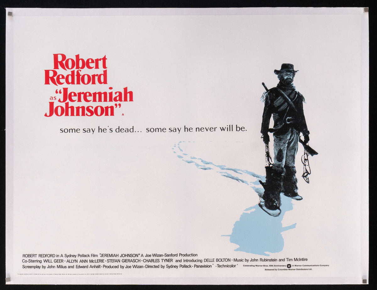 Jeremiah Johnson British Quad (30x40) Original Vintage Movie Poster