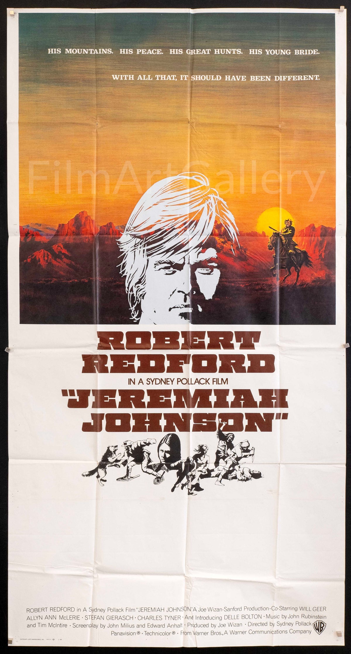 Jeremiah Johnson Original Vintage Movie Poster