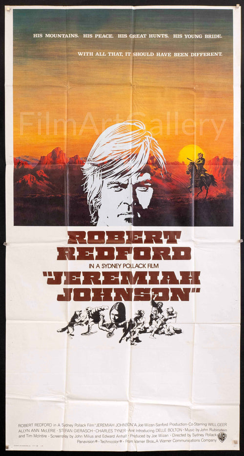 Jeremiah Johnson Original Vintage Movie Poster