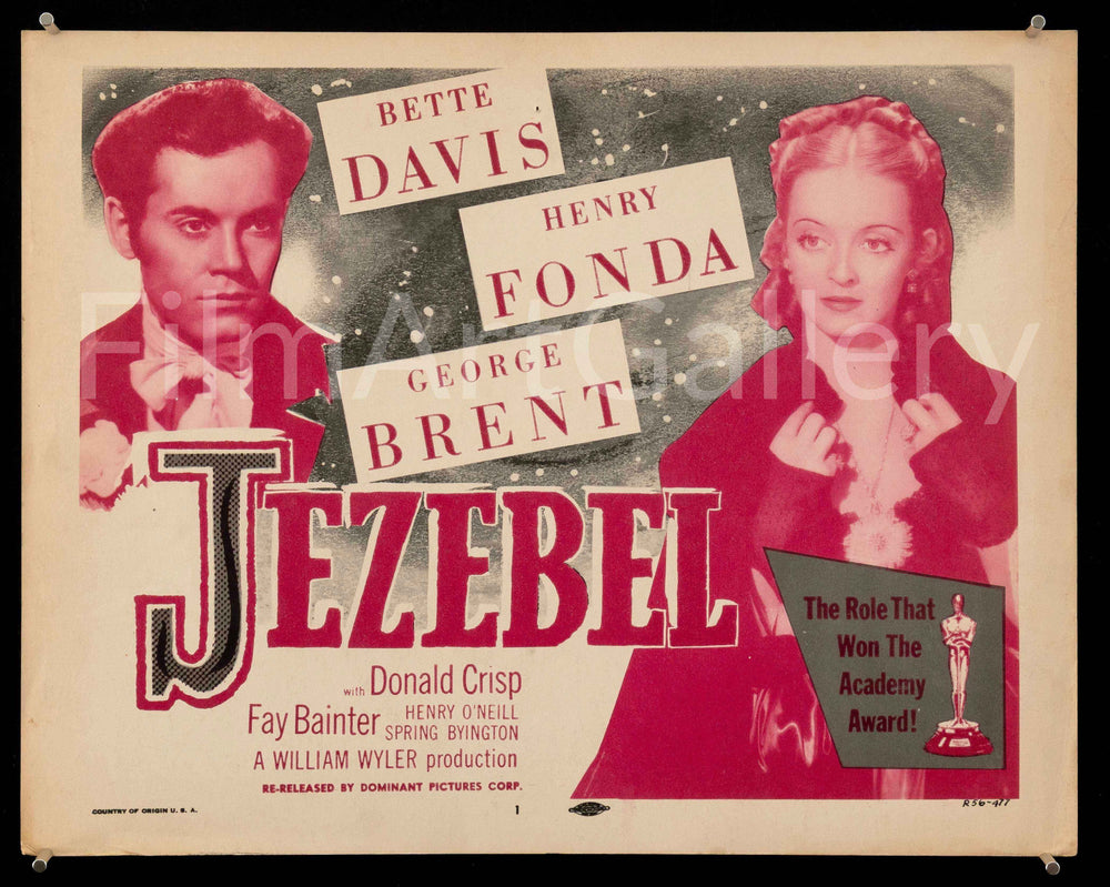 Jezebel Original Vintage Movie Poster
