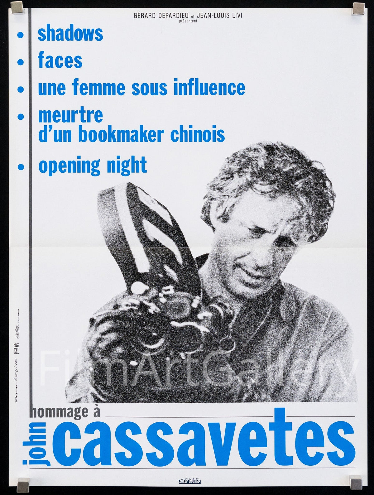 John Cassavetes Film Festival French mini (16x23) Original Vintage Movie Poster