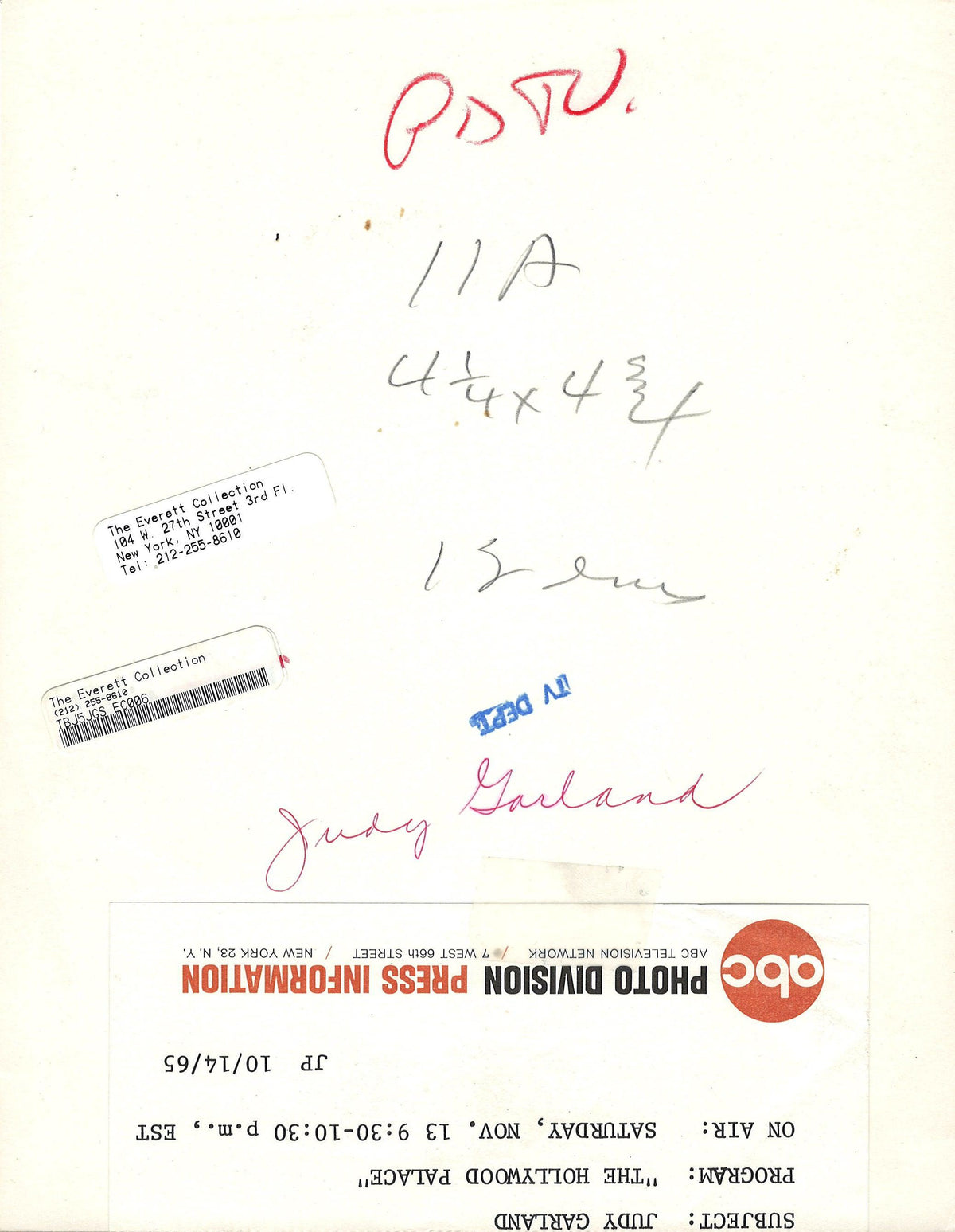 Judy Garland Original Vintage Movie Poster