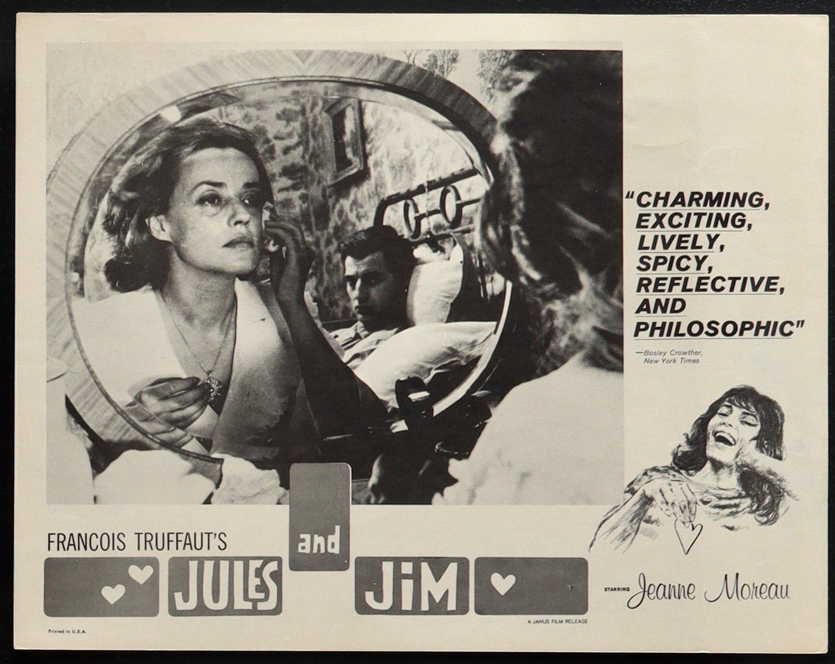 Jules &amp; Jim Lobby Card (11x14) Original Vintage Movie Poster