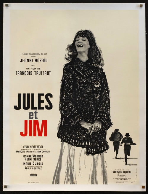 Jules & Jim Original Vintage Movie Poster